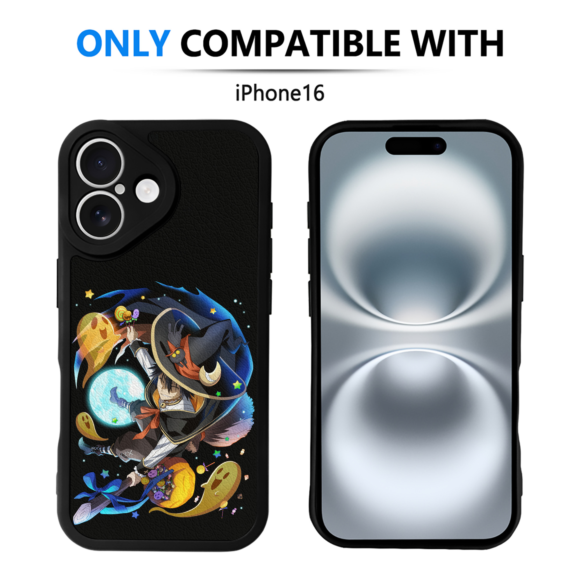 （画像用） 文豪ストレイドッグス Bungo Stray Dogs 【iPhone 16シリーズ対応】シリコンスマホケース（レザー調） 材質：シリコン